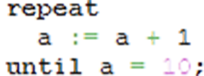 Pascal Syntax Snippet