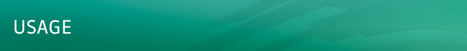 Usage Usage